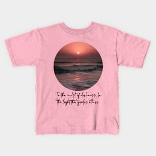 In the Midst of Darkness - Motivational Kids T-Shirt